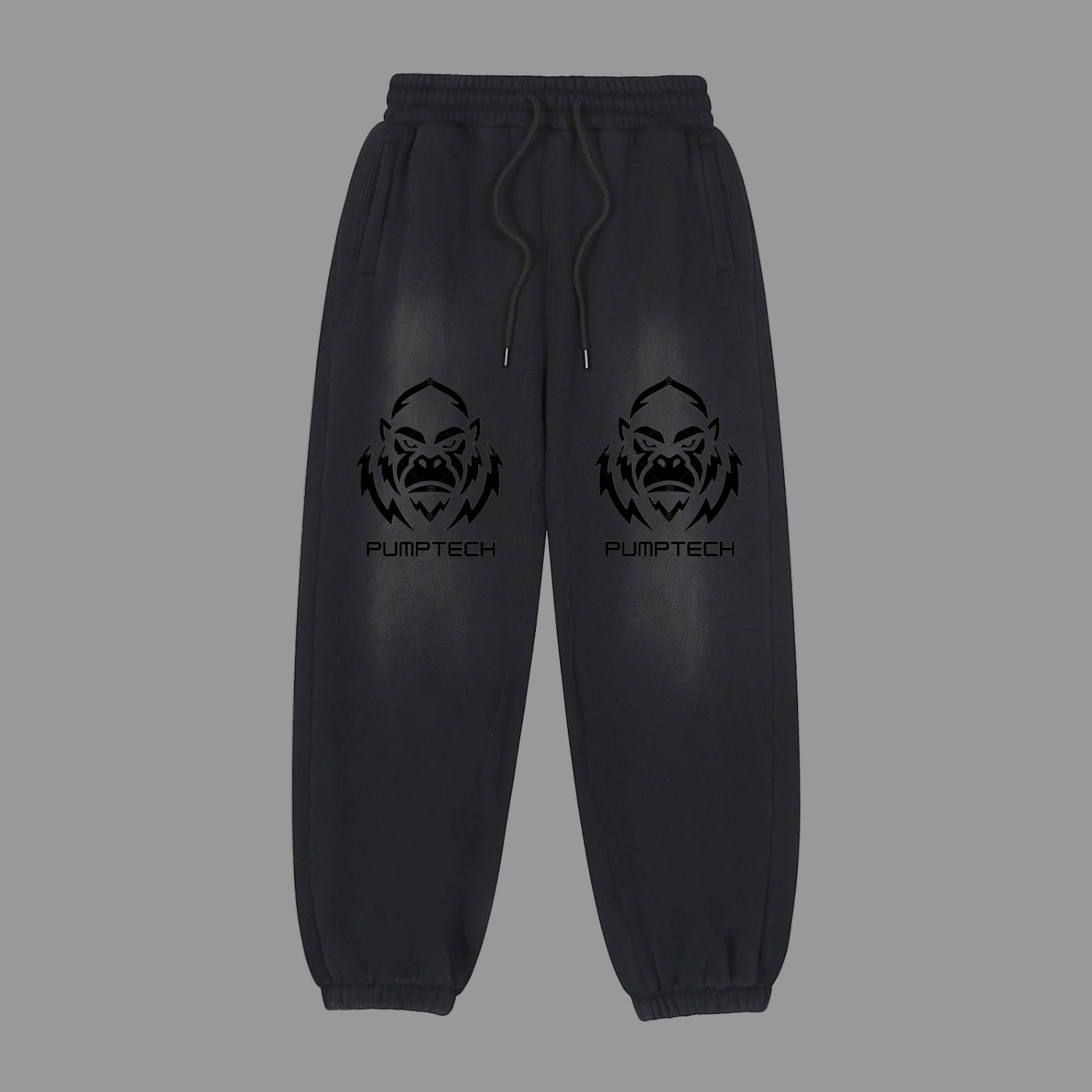 Vintage Washed "FEAR OF BEING AVERAGE" Fleece Jogger Sweatpants