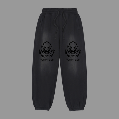 Vintage Washed "FEAR OF BEING AVERAGE" Fleece Jogger Sweatpants