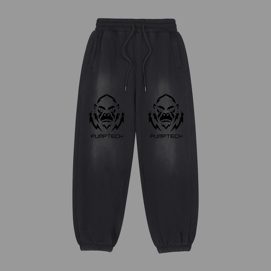 Vintage Washed "FEAR OF BEING AVERAGE" Fleece Jogger Sweatpants